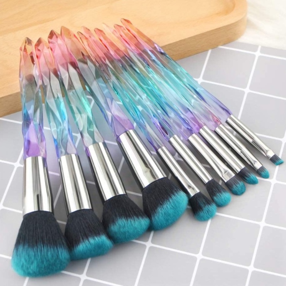 10PCs Professional Cosmetic Brush Set - Picture 5 of 8